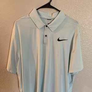 Tiger Woods Nike Golf Polo EUC Light Mint